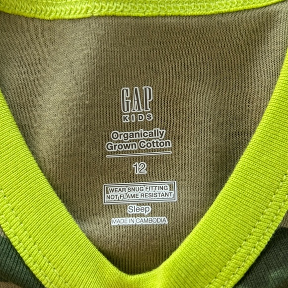 GAP KIDS Camo PJ set size 12 - Picture 5 of 10